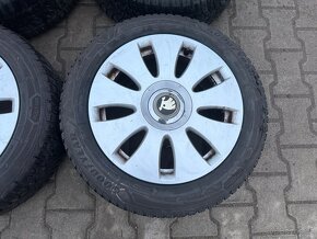 4x al kola 5x112 16 + pneu zimní 205/55 R16 - 5