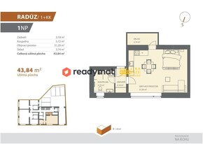 Prodej novostavby bytu Radůz 1+kk, 47 m2, Hodonín - 5