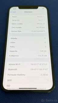 iPhone 12 128GB Blue, pěkný stav - 5