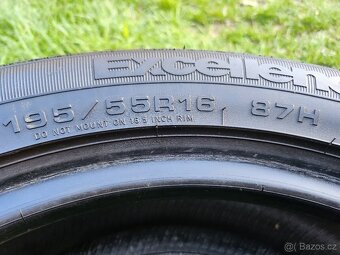 2x Letní pneu Good Year Excellence - 195/55 R16 - 75% - 5