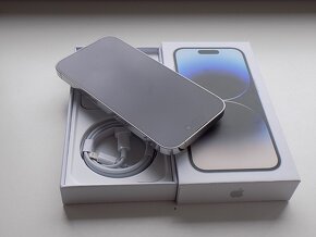 APPLE iPhone 14 Pro 128GB Silver - ZÁRUKA - TOP STAV - 5