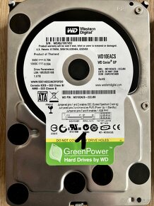 HDD 3.5” WD Caviar Green Power 1TB - 5