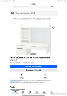 Psací stůl IKEA MICKE - 5