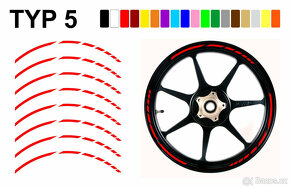 Samolepící proužky na ráfky, kola - 5