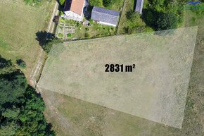 Prodej pozemek, vhodný pro chalupu, dům u lesa, 2.831 m2, Su - 5