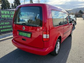 ► VW CADDY MAXI 1,6 MPI-75 KW, 7 MÍST, DEŠŤOVÝ SENZOR ◄ - 5