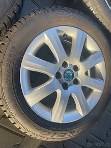 Alu kola 15 originál Škoda Fabia, nové letní pneu 195/55/15 - 5