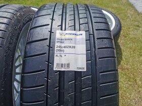 Originální alu kola ALPINA 20" včetně pneu Michelin - 5