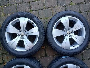 ALU kola,sada,originál ŠKODA TRITON, 215/55 R17, 5x112, TOP - 5