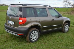 Škoda Yeti 1.2TSI 77kW 134tkm 11/10 klima TZ park senzor - 5