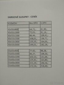 Smrkové plotovky a sloupky - 5