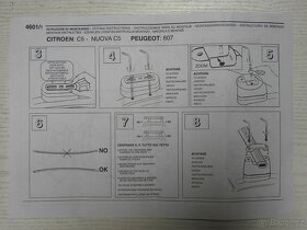 NOVÝ střešní nosič Peugeot 307 607 Citroen C5  CAM - 5