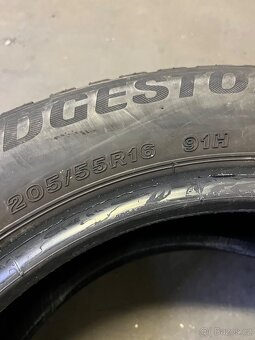 2ks ZIMNÍ PNEUMATIKY BRIDGESTONE BLIZZAK 205/55/16 91H 205/5 - 5