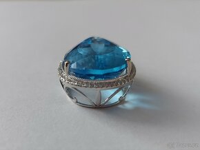 DIAMANTOVÝ PŘÍVĚSEK TOPAZ 46.93ct. LUXUSNÍ ŠPERK - 5