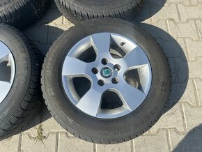 4x al kola 5x112 15 + pneu zimní 195/65 R15 - 5