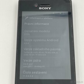 Sony Xperia Miro ST23i black použitý - 5