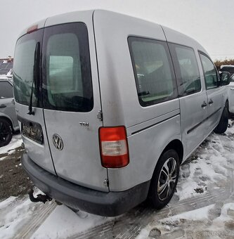 VW CADDY- 2005, zadní páté dveře VW Caddy, šoupačky - 5