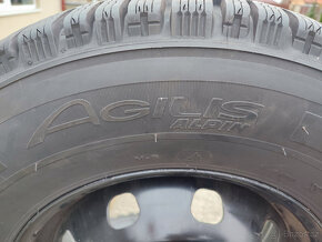 Fiat Ducato Michelin zimní pneu 225-75-16C a plechové ráfky - 5