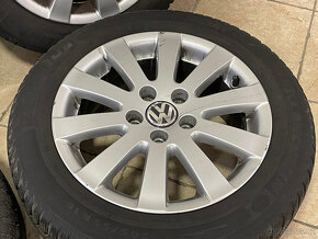 Alu kola 5x112 Volkswagen 205/55 R16 Michelin Alpin(zimní) - 5