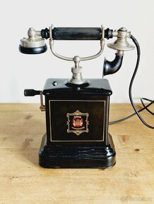 Starý hezký telefon JYDSK, Dánsko, 1910, Aktieselskab - 5