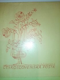 serie známek Edvarda Beneše 1948  na obálce ČS pošty - 5