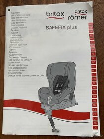 Autosedacka Britax Romer Safefix Plus - 5