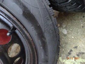 Zimní pneu s disky 205/60 r 16 na Audi ,Škoda, Volvo 4 ks - 5