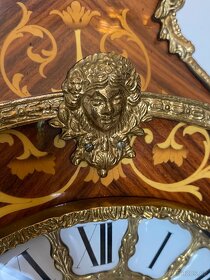 Velké stolní starožitné hodiny ve stylu A.Boulle-Tiffany - 5