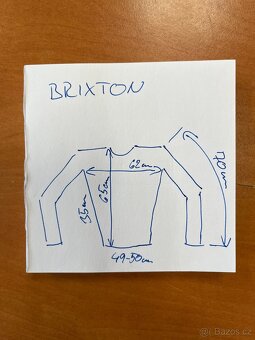 Panská kožená bunda BRIXTON vel. XL - 5