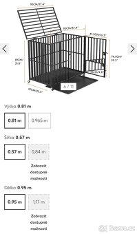 Klec na psa 95x81x57 - 5