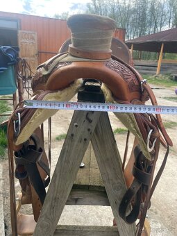 Westernové sedlo M.Eliáš v top stavu - 5