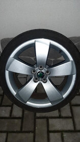 ALU KOLA ŠKODA "KENTAUR" 7x17 ET41 5x100 57,1 DUNLOP 205x40 - 5