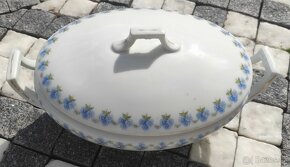 Retro porcelánová mísa, podnos, polévkovou mísu - 5