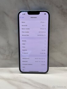 iPhone 14 128GB ✅ jako nový - 5