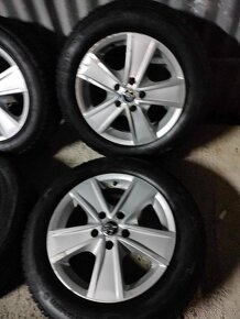 Zimné 4ks disky na Škoda VW 5x112 r16 pneu 205/60 r16 6mm - 5