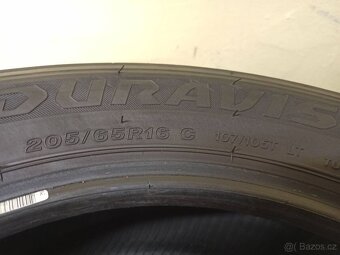 BRIDGESTONE 205/65 R16C 107/105T 4,5-5mm - 5