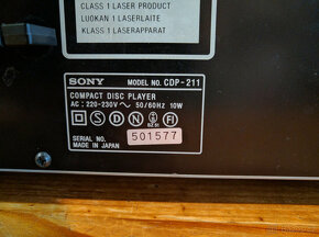 CD Player Sony CDP-211 - 5