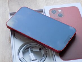 APPLE iPhone 13 128GB Red - ZÁRUKA - TOP STAV - 5