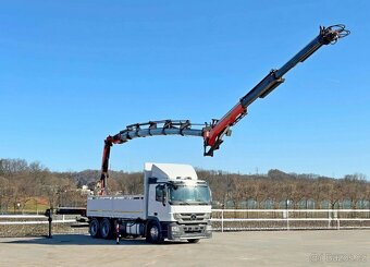 Mercedes Actros 2636 - 6x4 - Valník + HR-PALFINGER - 5