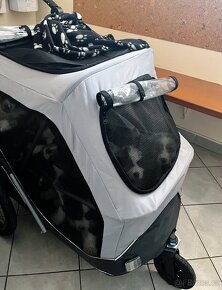 Kočárek / vozík za kolo pro psa Trixie, nosnost 30 kg - 5
