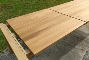 Nový dubový masivní rozkládací stůl - 5