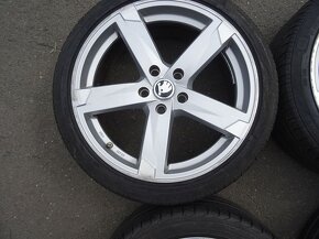 Alu disky Rondell na Škoda 18", 5x112,ET 48, letní sada - 5