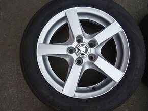 Alu disky na Škoda 16", 5x112, ET 45, letní sada - 5