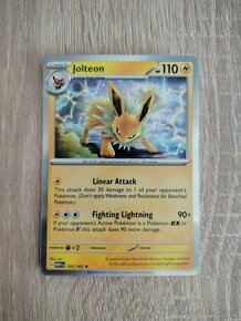 Pokémon karty - sada Eevee, Vaporeon a Jolteon - 5