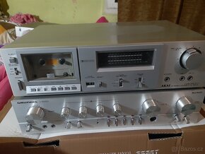 Prodam sestavu z 80 let zesilovač grundig  tape deck akai a - 5