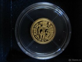 Sada Zlatých mincí - české dukáty 6 mincí ve dřevěné kazetě - 5