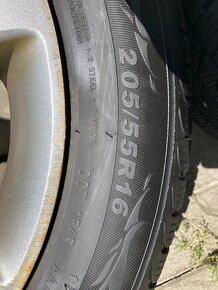 Prodám sadu 16" zimních kol. Disky originál Opel GM 5x110 - 5