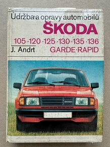 Škoda 1985 katalog a kniha Opravy a údržba - 5