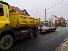 Vlek kára tandem podvalnik přepravník 3nápravy - 5