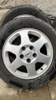 Original alu kola opel Zafira 195/65 R15 - 5